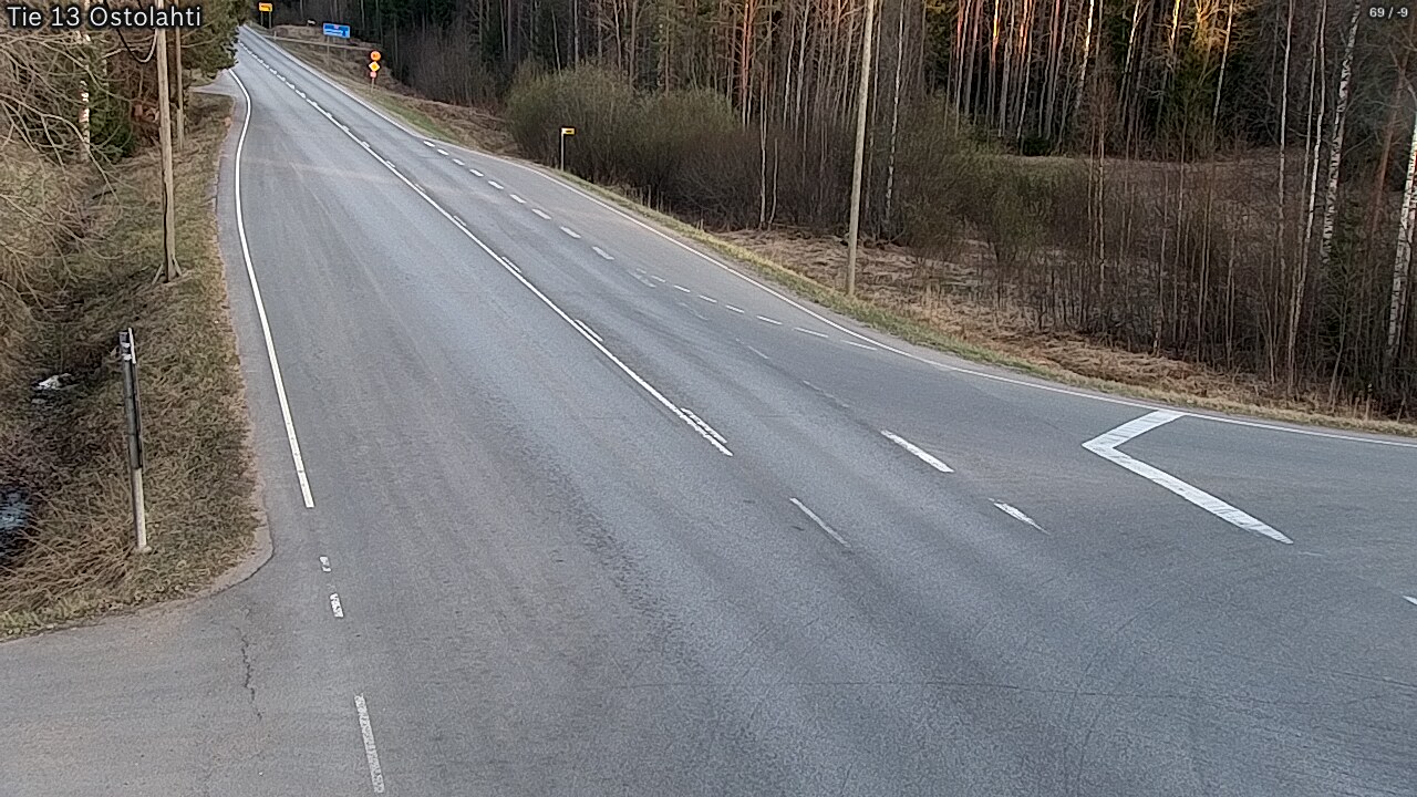 Weather Camera Image Road 13 Ostolahti, Mikkeli, Etelä-Savo