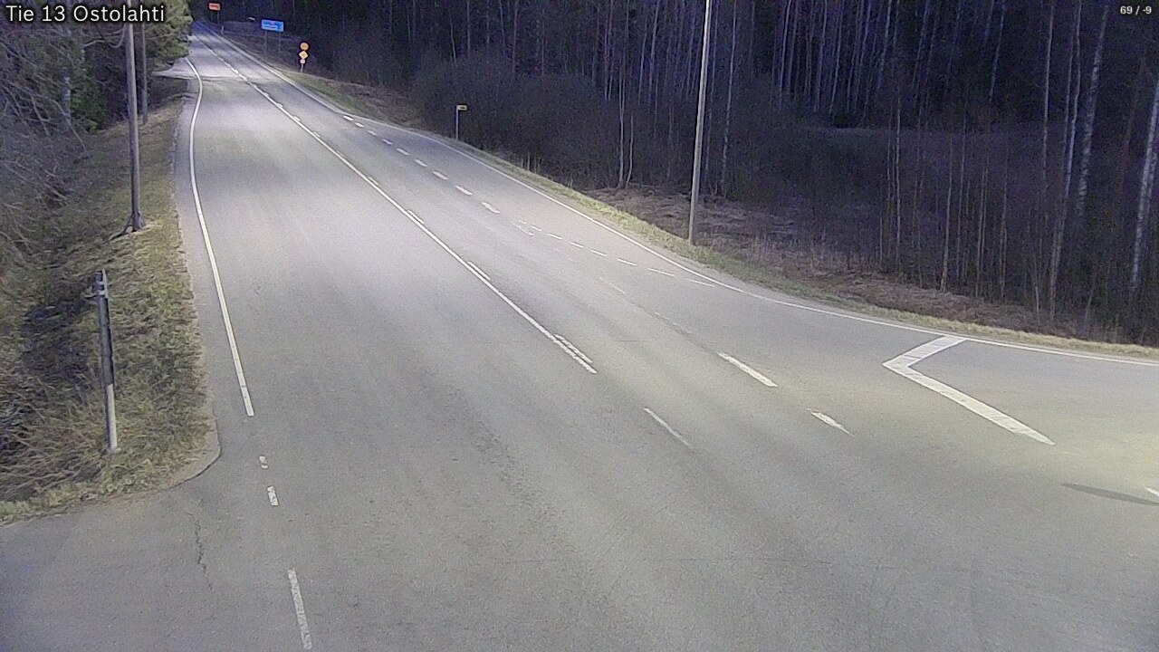 Weather Camera Image Road 13 Ostolahti, Mikkeli, Etelä-Savo