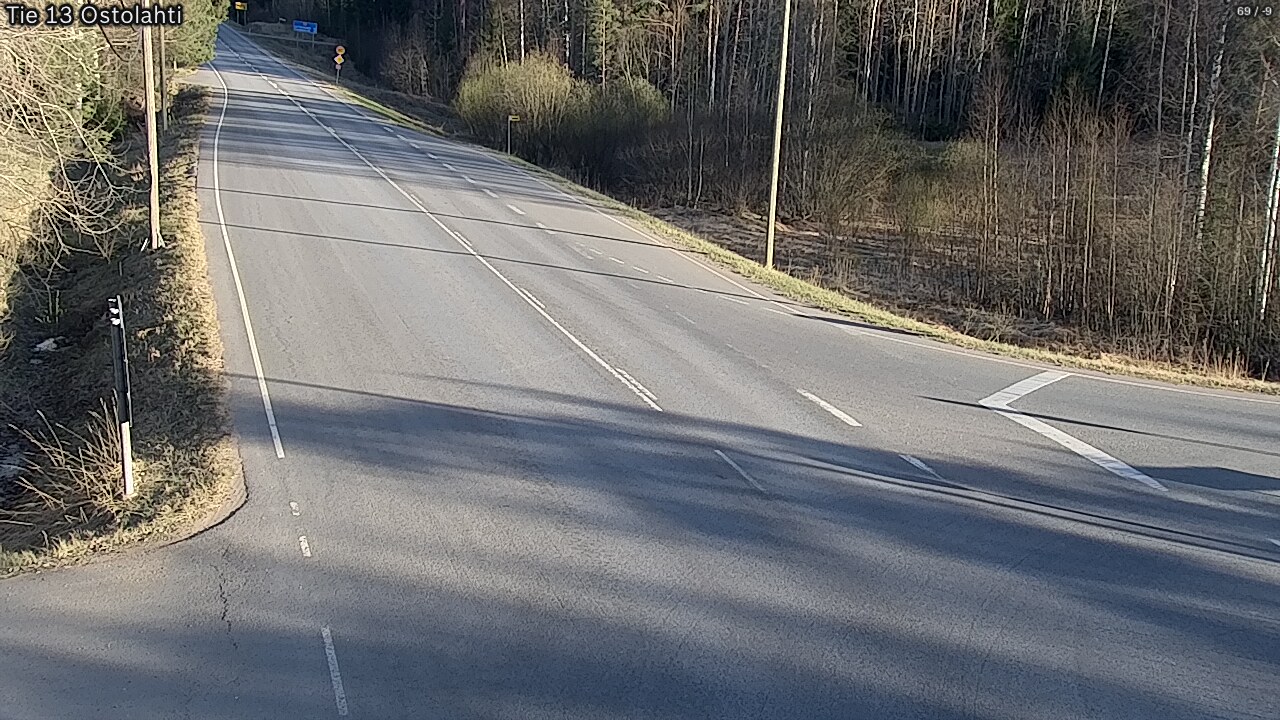 Weather Camera Image Road 13 Ostolahti, Mikkeli, Etelä-Savo