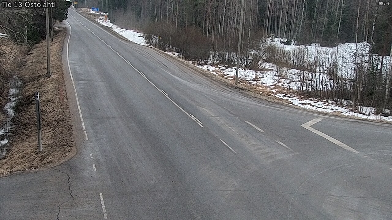 Weather Camera Image Väg 14 Ostolahti, Mikkeli, Etelä-Savo