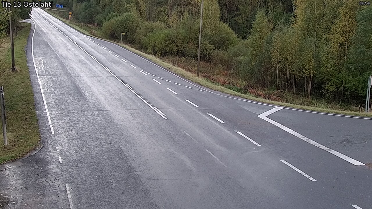 Weather Camera Image Väg 14 Ostolahti, Mikkeli, Etelä-Savo