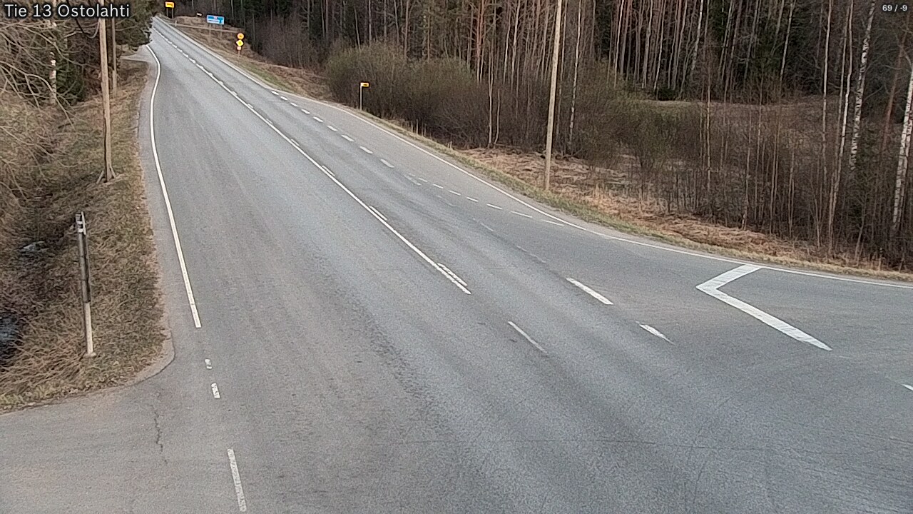 Weather Camera Image Road 13 Ostolahti, Mikkeli, Etelä-Savo
