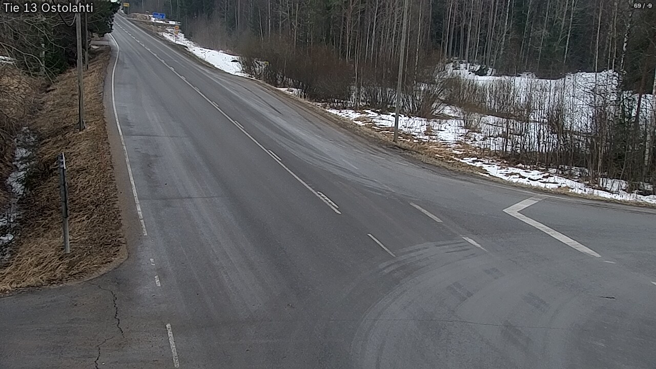 Weather Camera Image Road 13 Ostolahti, Mikkeli, Etelä-Savo