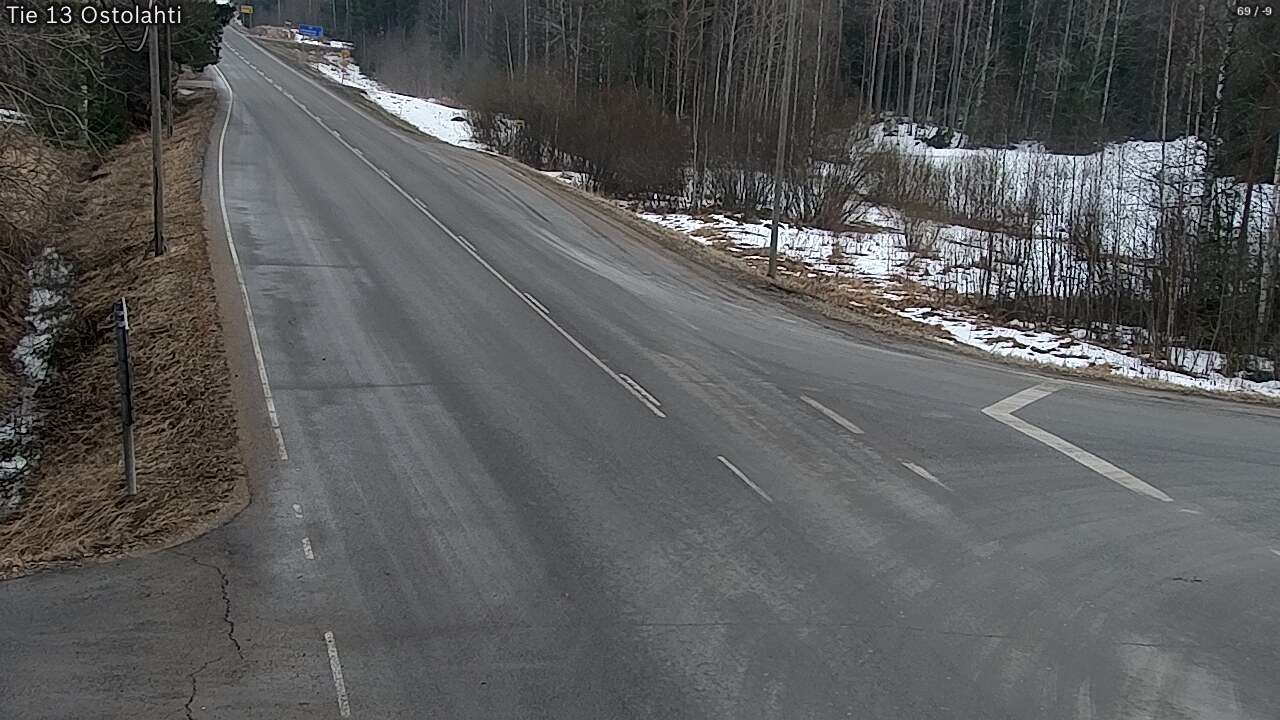 Weather Camera Image Road 13 Ostolahti, Mikkeli, Etelä-Savo