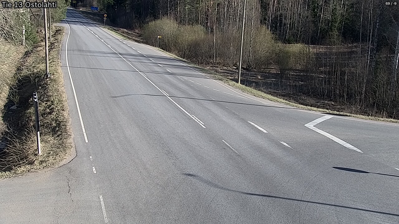 Weather Camera Image Road 13 Ostolahti, Mikkeli, Etelä-Savo