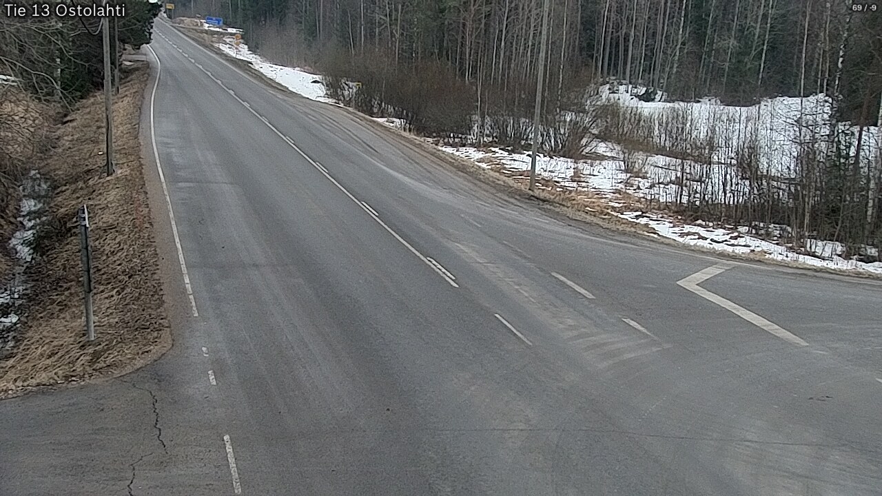 Weather Camera Image Väg 14 Ostolahti, Mikkeli, Etelä-Savo