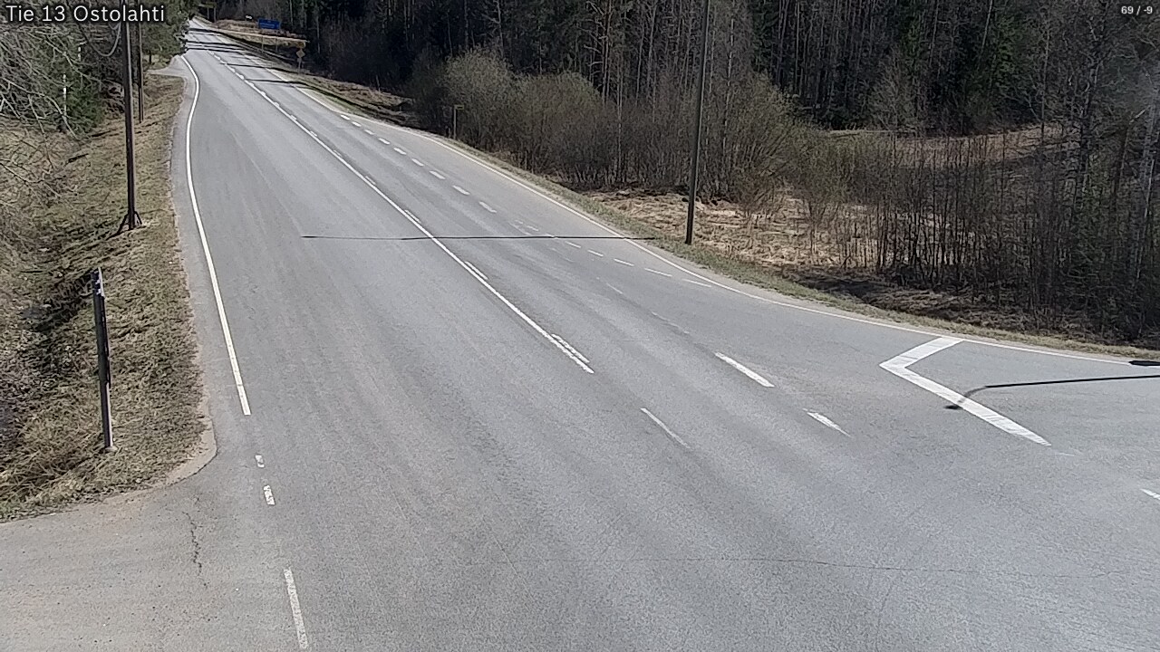 Weather Camera Image Road 13 Ostolahti, Mikkeli, Etelä-Savo