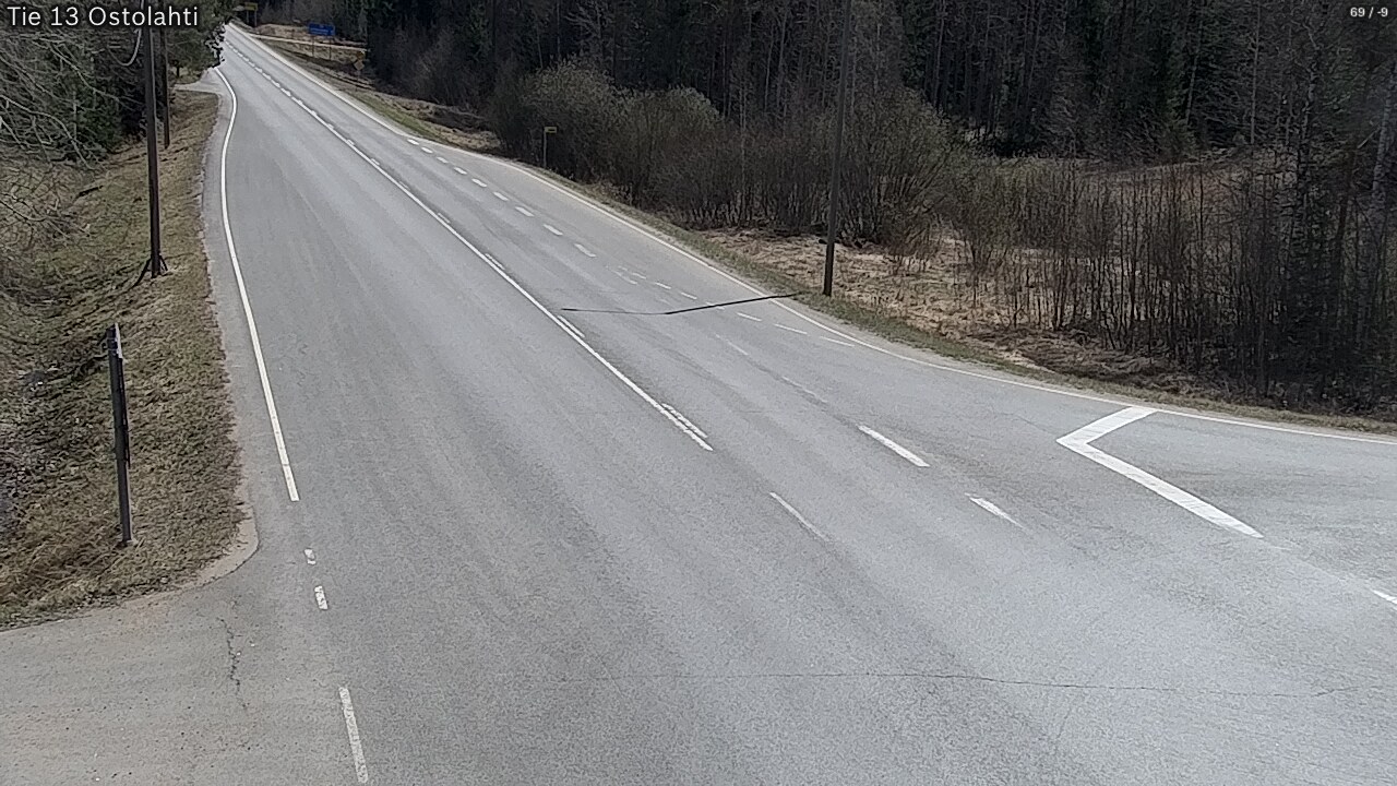 Weather Camera Image Road 13 Ostolahti, Mikkeli, Etelä-Savo