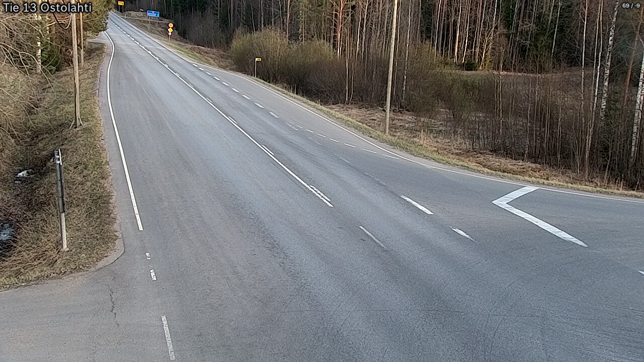 Weather Camera Image Road 13 Ostolahti, Mikkeli, Etelä-Savo