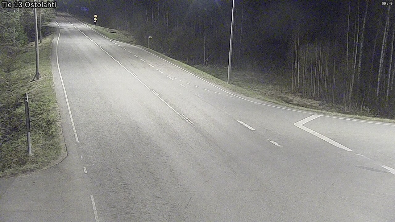 Weather Camera Image Road 13 Ostolahti, Mikkeli, Etelä-Savo