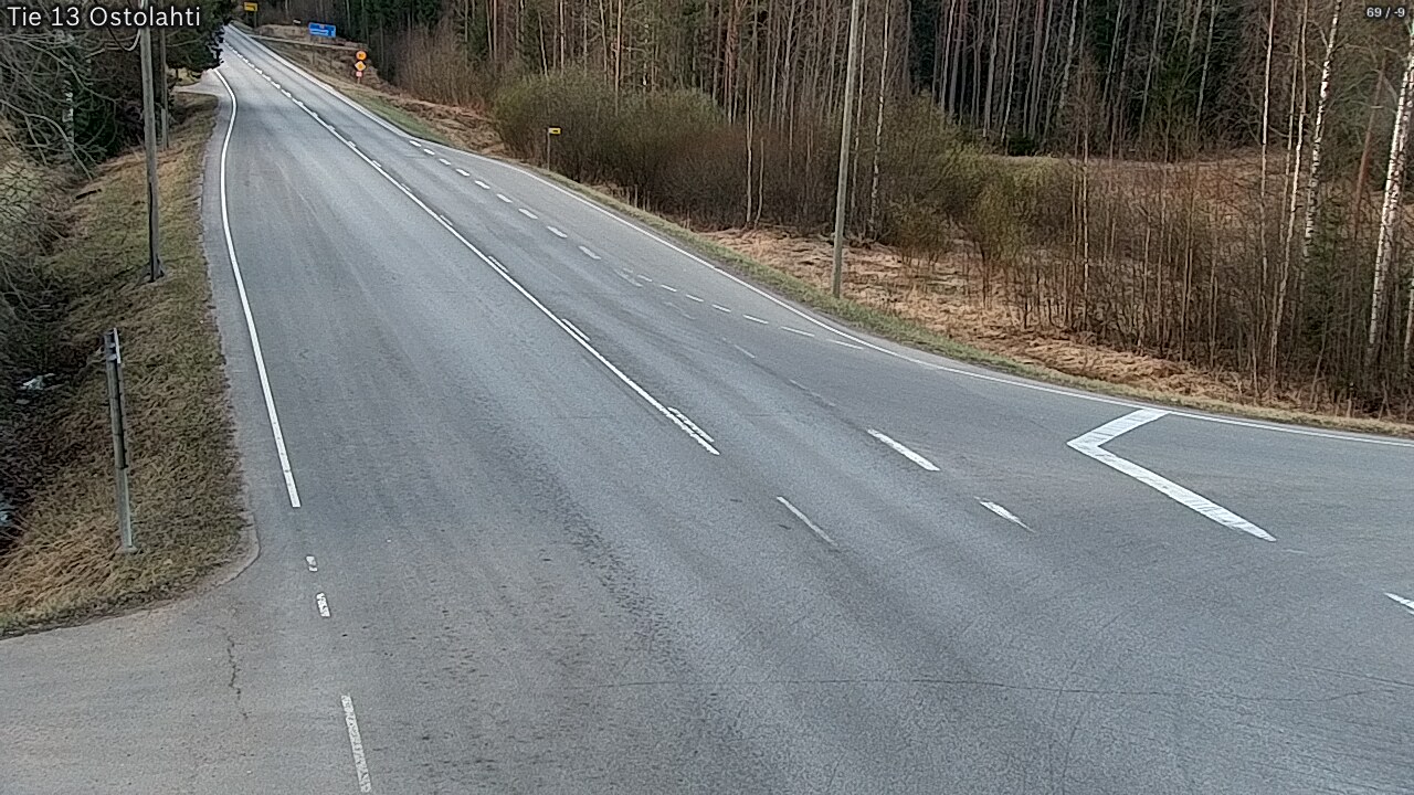 Weather Camera Image Road 13 Ostolahti, Mikkeli, Etelä-Savo