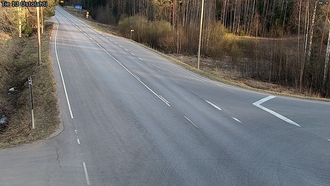 Weather Camera Image Road 13 Ostolahti, Mikkeli, Etelä-Savo