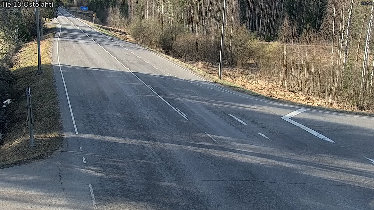 Weather Camera Image Road 13 Ostolahti, Mikkeli, Etelä-Savo