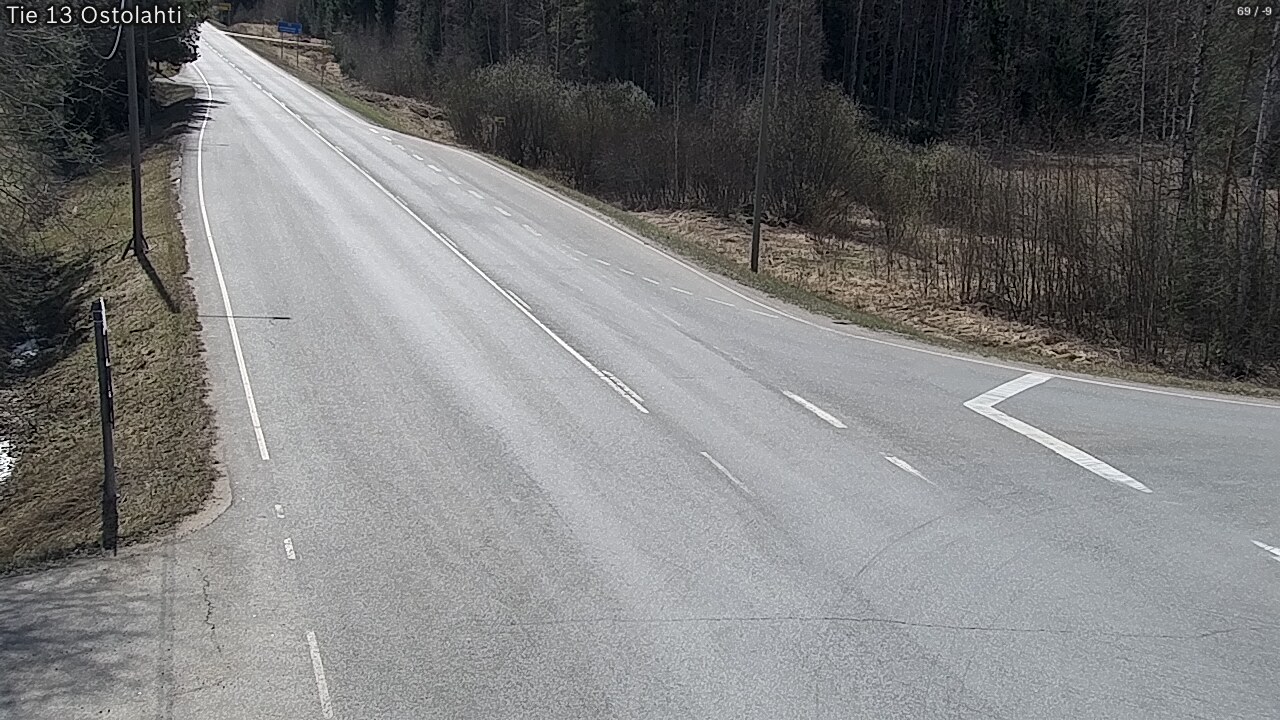 Weather Camera Image Road 13 Ostolahti, Mikkeli, Etelä-Savo