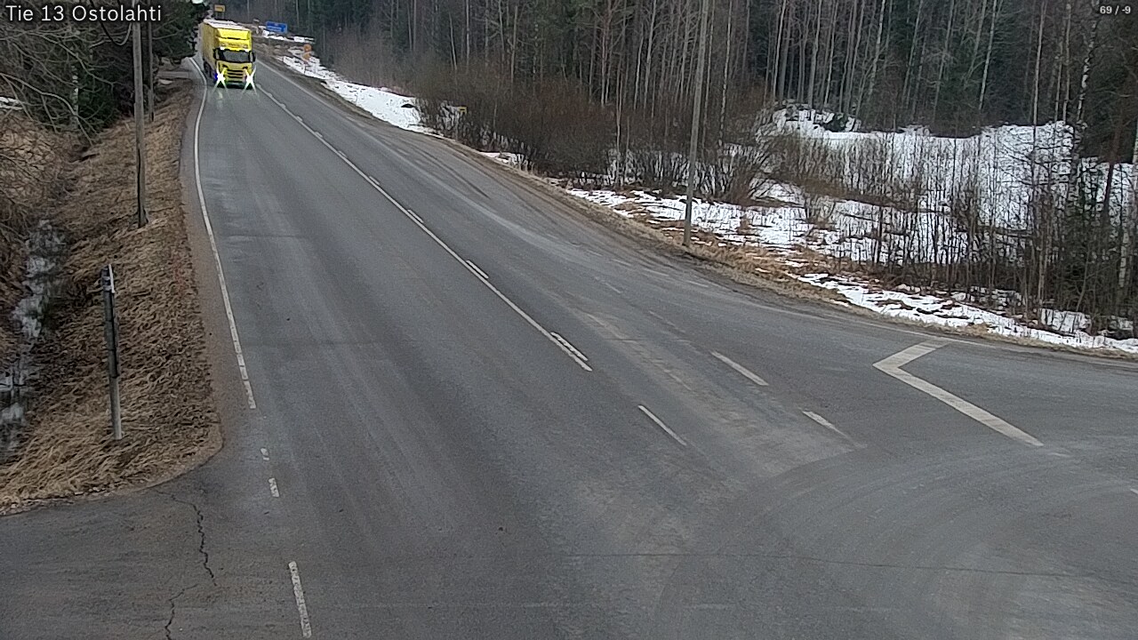 Weather Camera Image Väg 14 Ostolahti, Mikkeli, Etelä-Savo