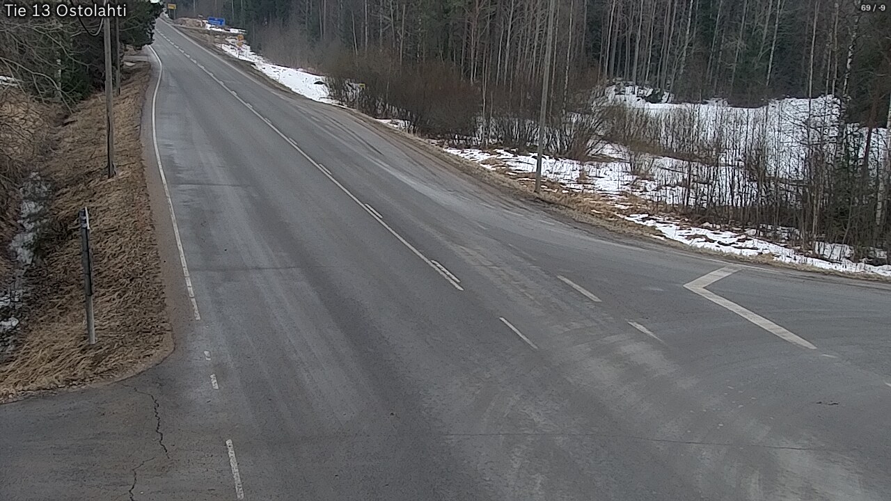 Weather Camera Image Road 13 Ostolahti, Mikkeli, Etelä-Savo
