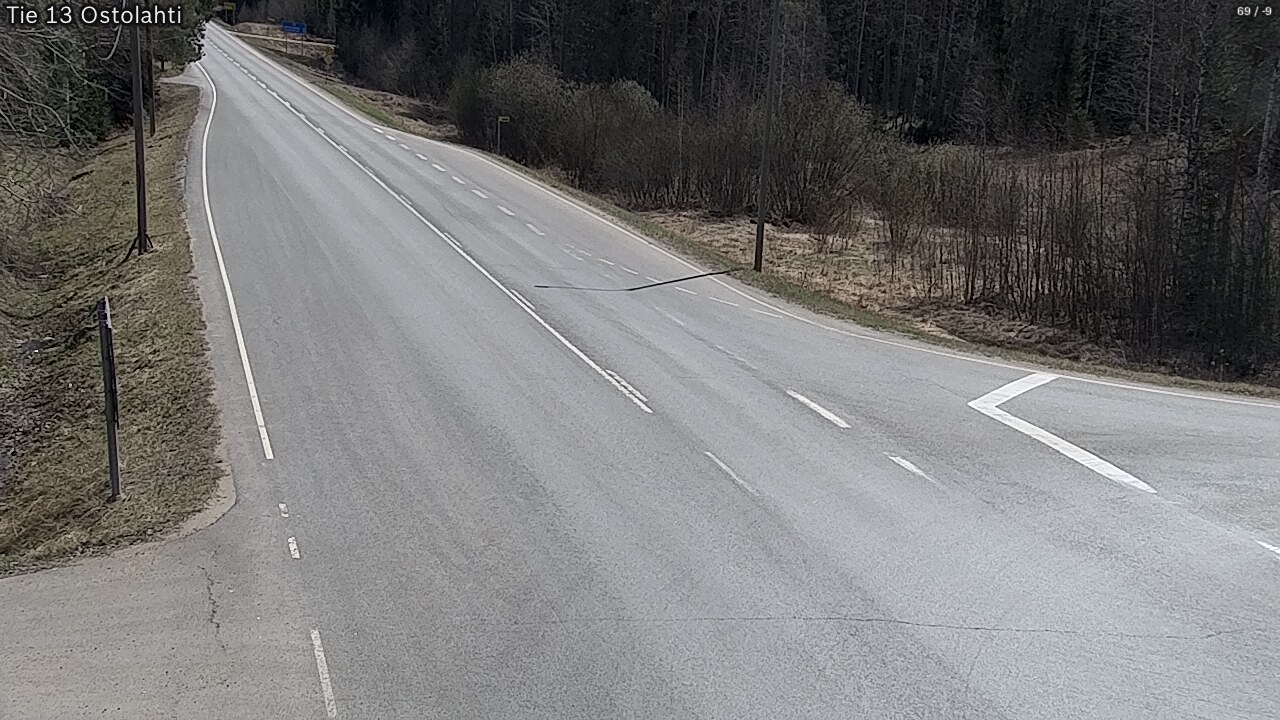 Weather Camera Image Road 13 Ostolahti, Mikkeli, Etelä-Savo