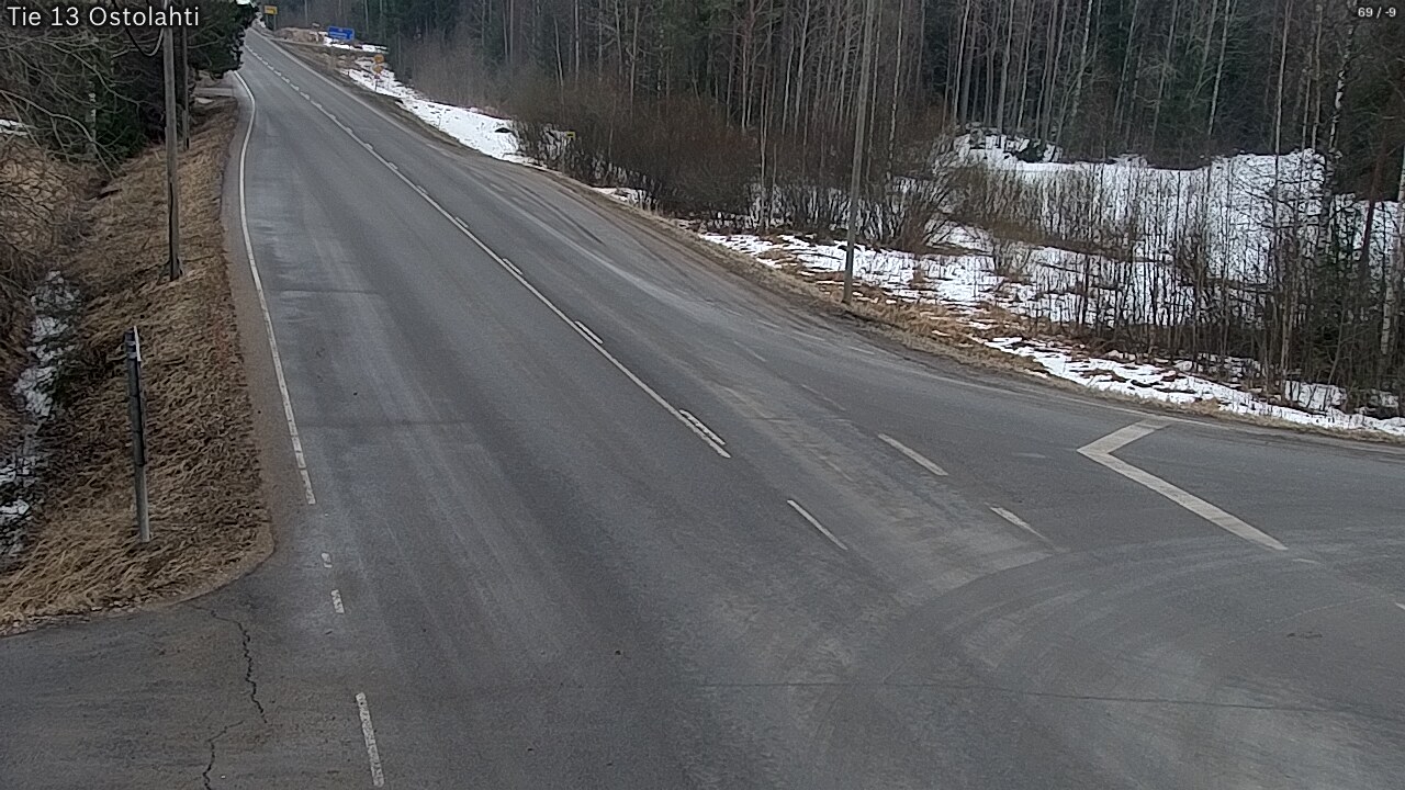 Weather Camera Image Väg 14 Ostolahti, Mikkeli, Etelä-Savo