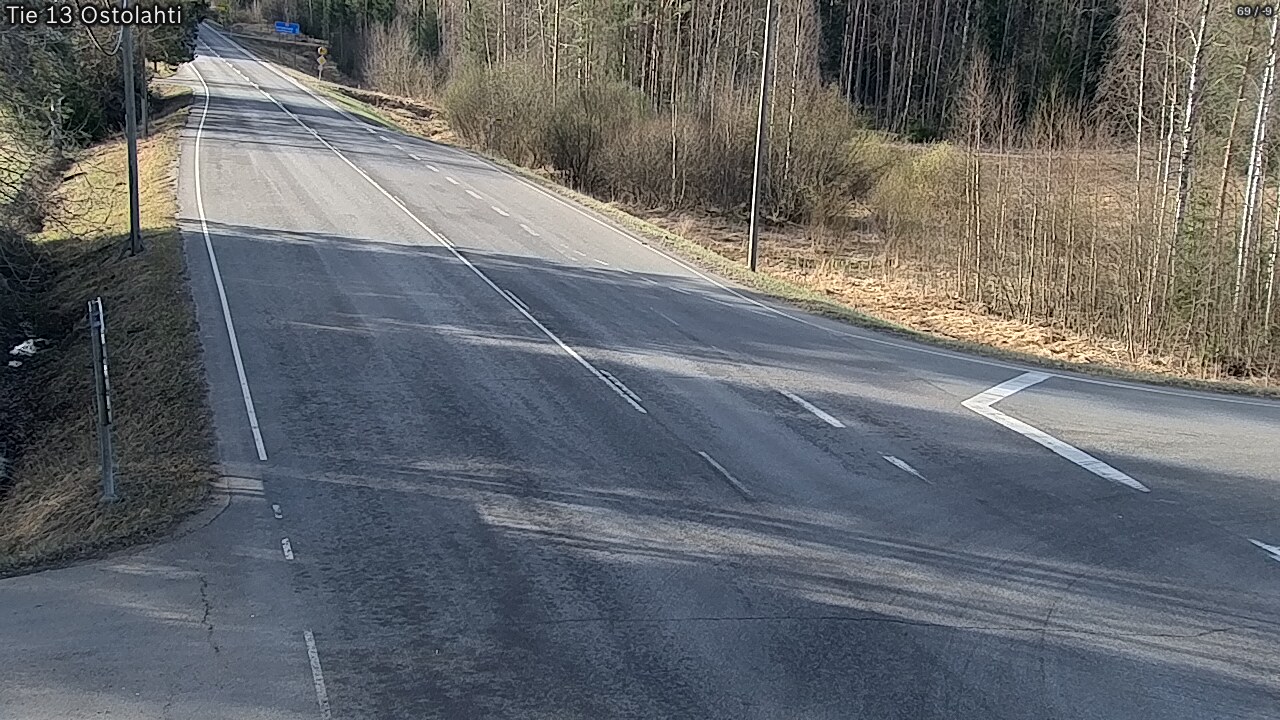 Weather Camera Image Road 13 Ostolahti, Mikkeli, Etelä-Savo