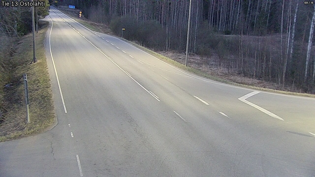 Weather Camera Image Väg 14 Ostolahti, Mikkeli, Etelä-Savo