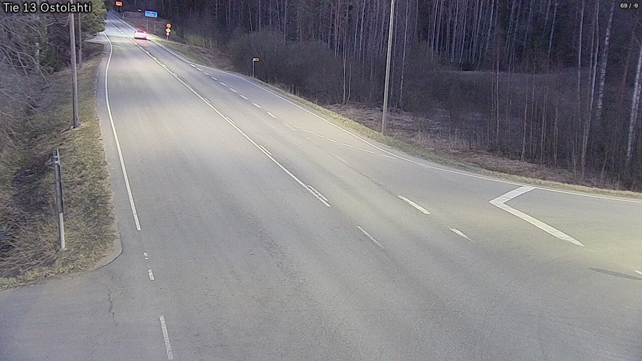Weather Camera Image Road 13 Ostolahti, Mikkeli, Etelä-Savo