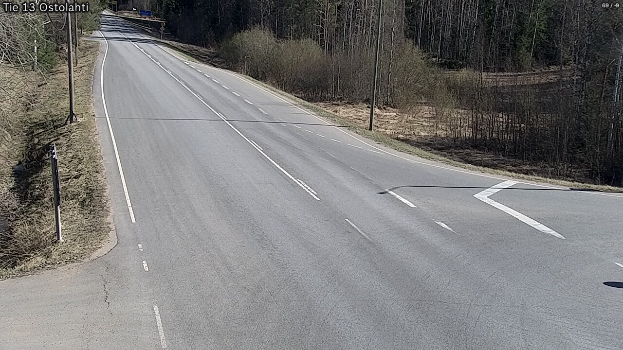 Weather Camera Image Road 13 Ostolahti, Mikkeli, Etelä-Savo