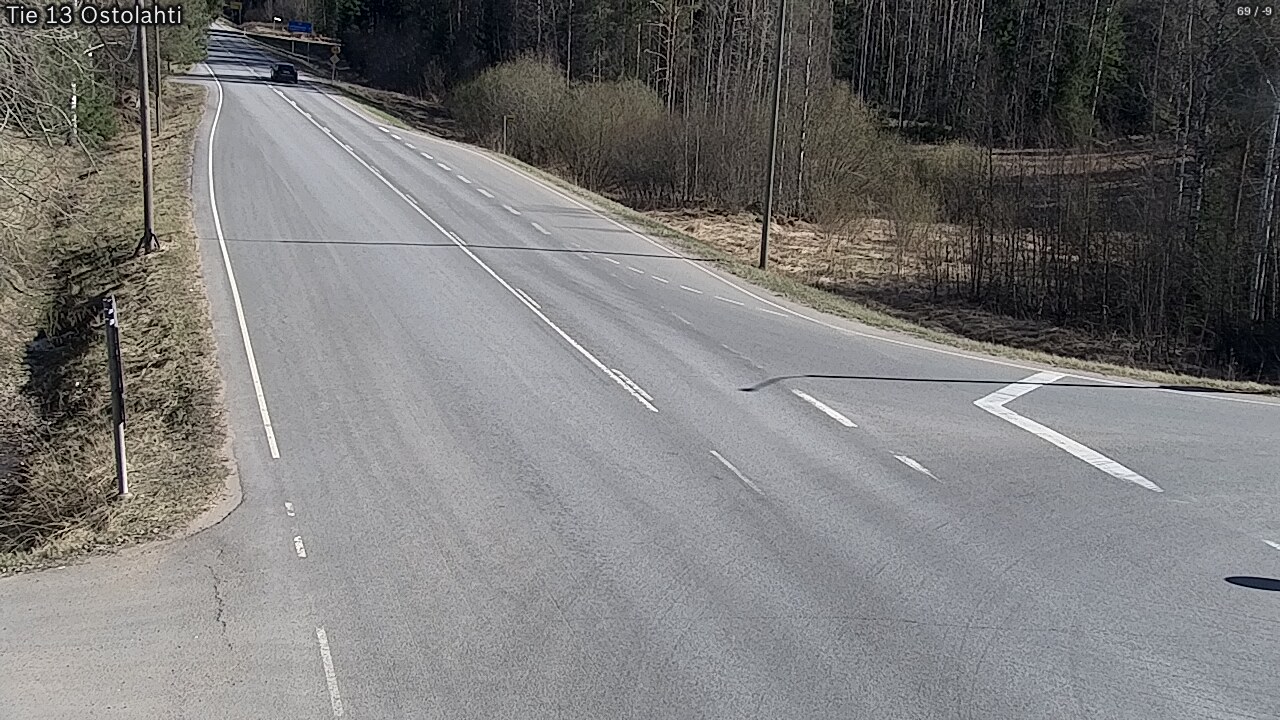 Weather Camera Image Road 13 Ostolahti, Mikkeli, Etelä-Savo