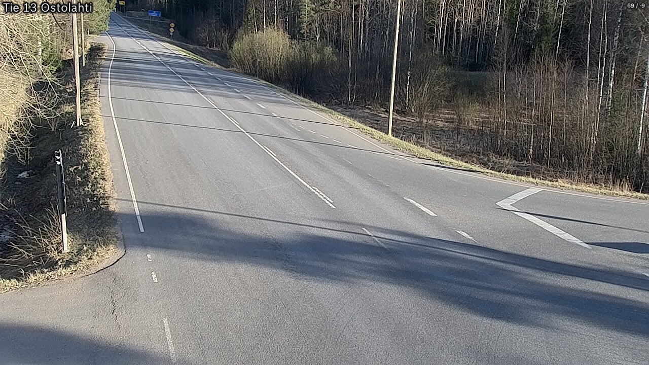 Weather Camera Image Road 13 Ostolahti, Mikkeli, Etelä-Savo