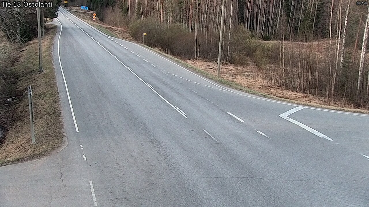 Weather Camera Image Väg 14 Ostolahti, Mikkeli, Etelä-Savo