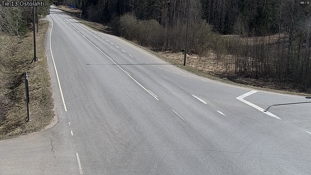 Weather Camera Image Road 13 Ostolahti, Mikkeli, Etelä-Savo