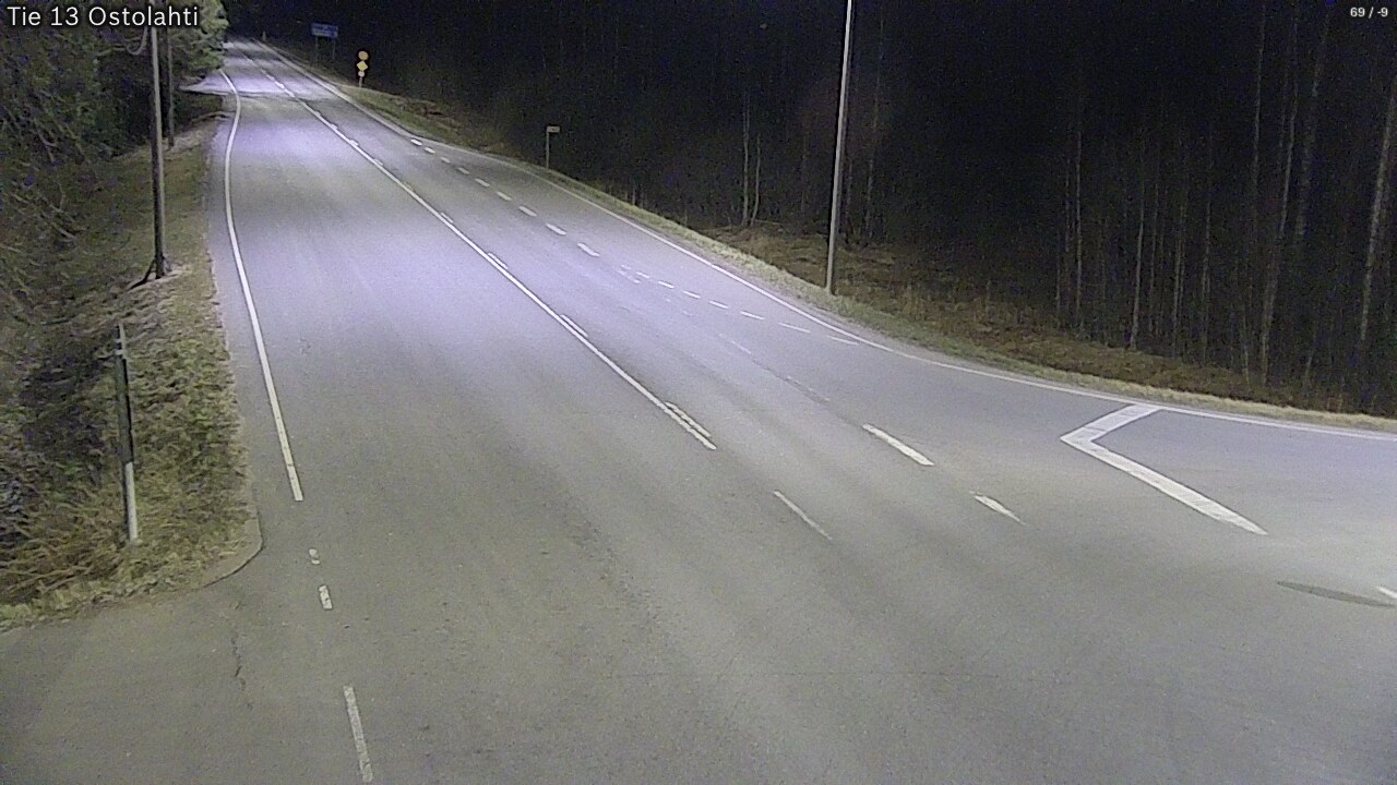 Weather Camera Image Road 13 Ostolahti, Mikkeli, Etelä-Savo