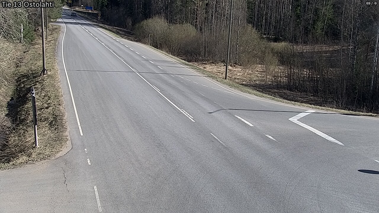 Weather Camera Image Road 13 Ostolahti, Mikkeli, Etelä-Savo