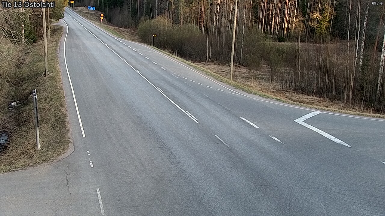 Weather Camera Image Road 13 Ostolahti, Mikkeli, Etelä-Savo