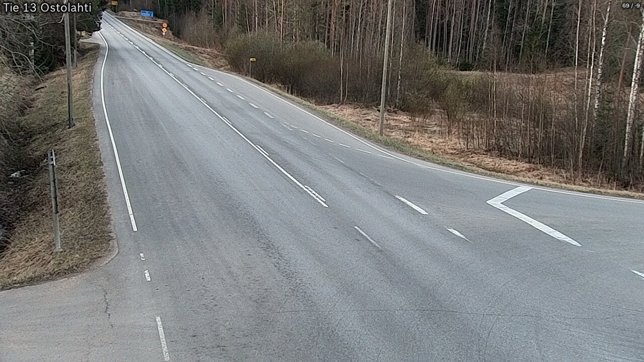 Weather Camera Image Väg 14 Ostolahti, Mikkeli, Etelä-Savo