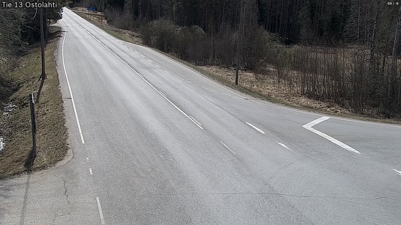 Weather Camera Image Road 13 Ostolahti, Mikkeli, Etelä-Savo