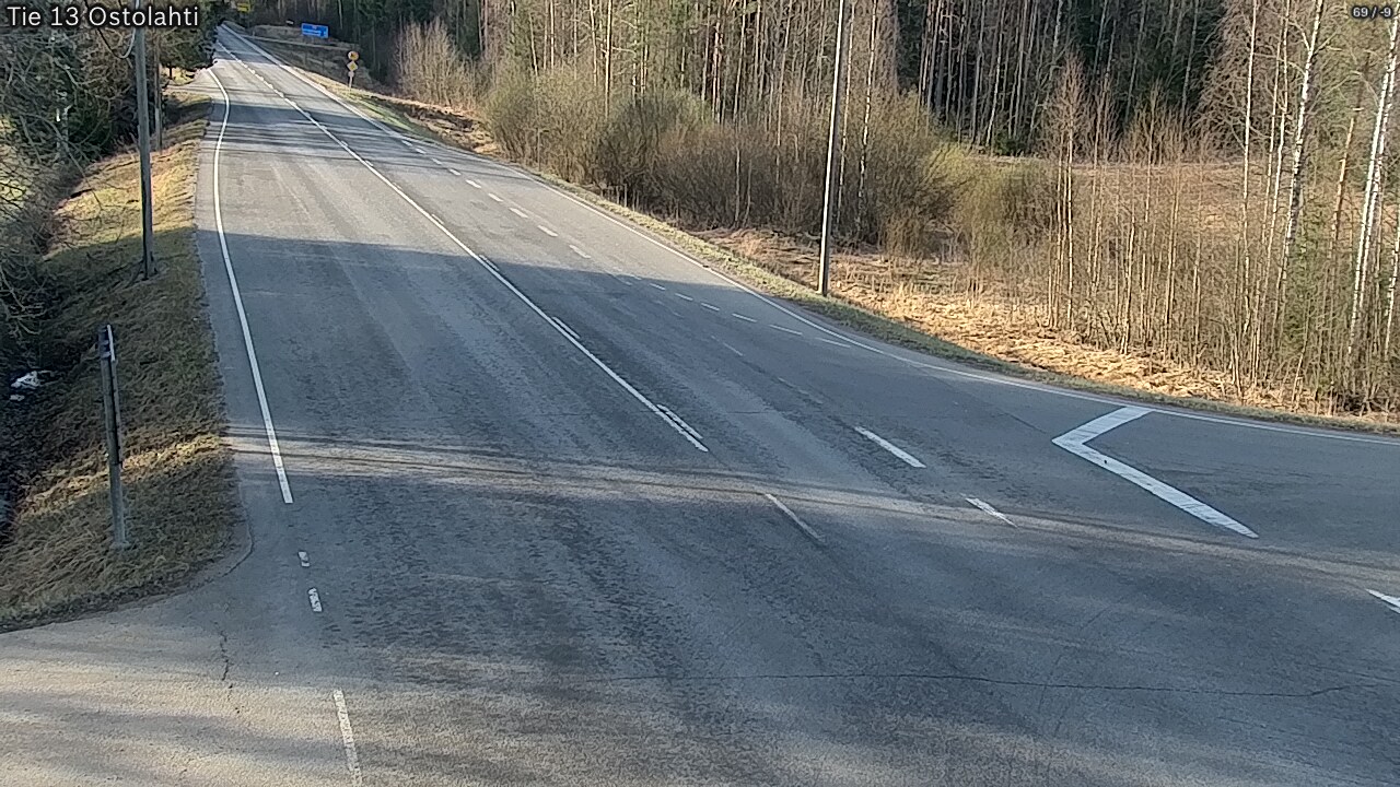 Weather Camera Image Road 13 Ostolahti, Mikkeli, Etelä-Savo