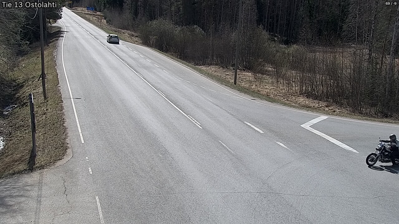 Weather Camera Image Road 13 Ostolahti, Mikkeli, Etelä-Savo