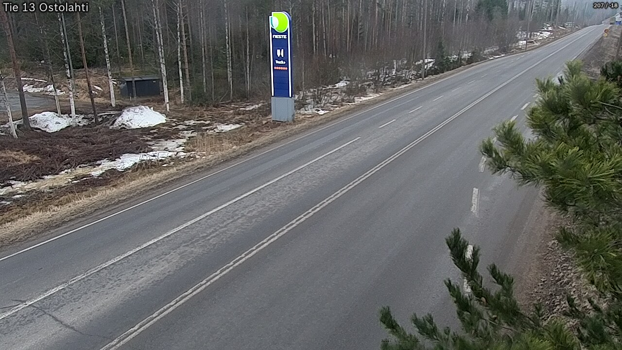 Weather Camera Image Road 13 Ostolahti, Mikkeli, Etelä-Savo