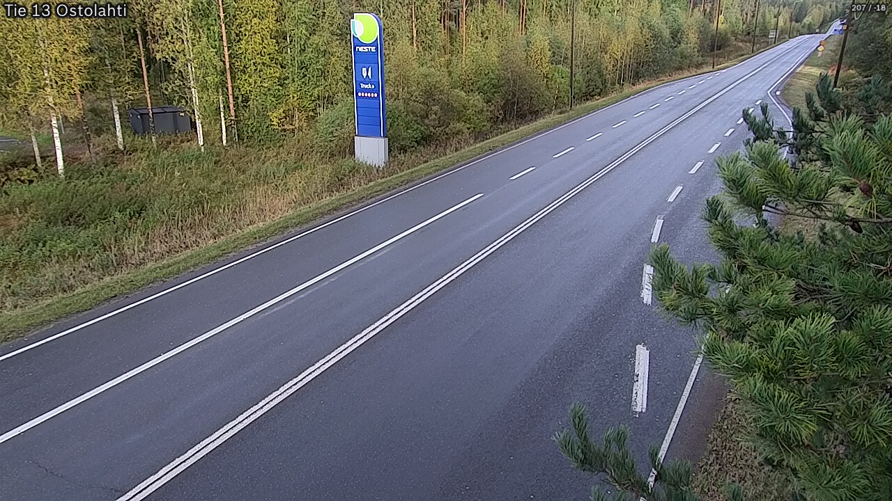 Weather Camera Image Road 13 Ostolahti, Mikkeli, Etelä-Savo