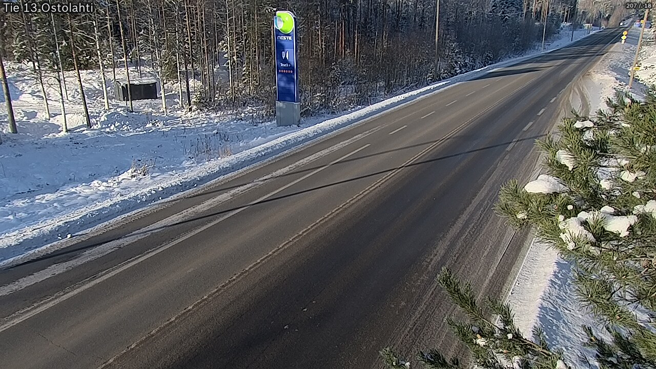 Weather Camera Image Väg 14 Ostolahti, Mikkeli, Etelä-Savo