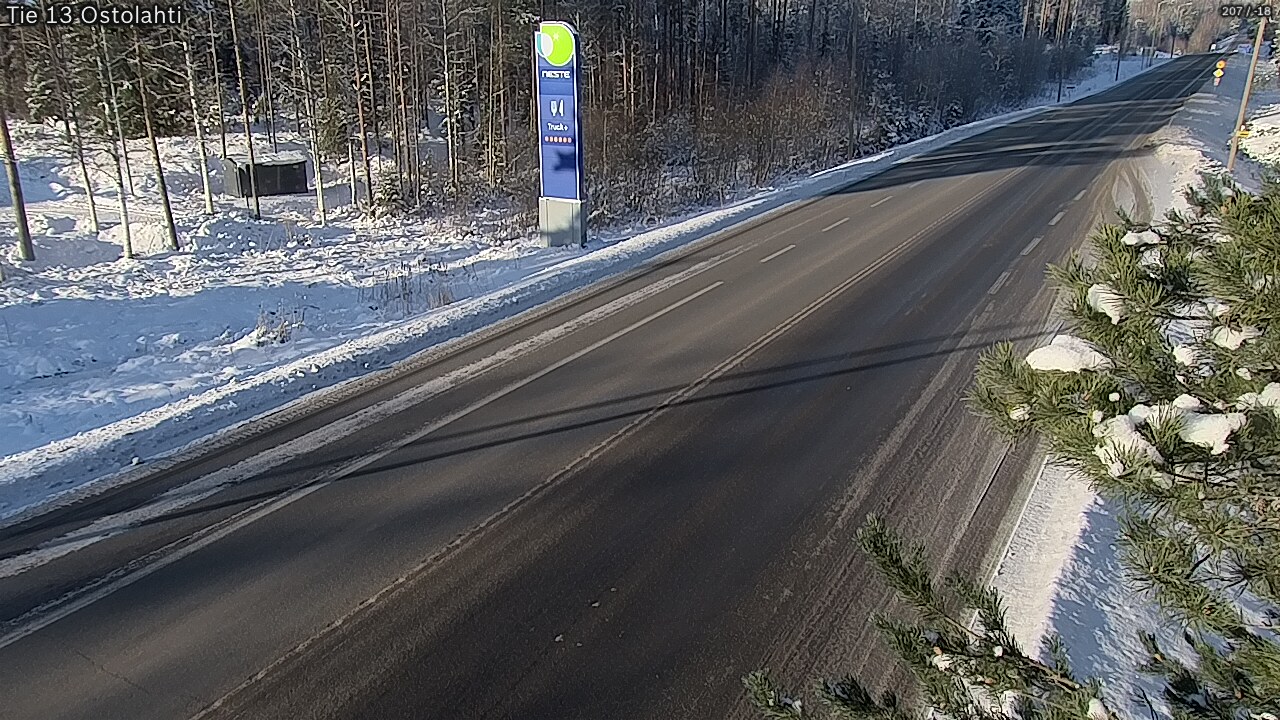 Weather Camera Image Väg 14 Ostolahti, Mikkeli, Etelä-Savo