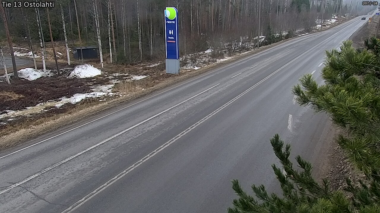 Weather Camera Image Road 13 Ostolahti, Mikkeli, Etelä-Savo