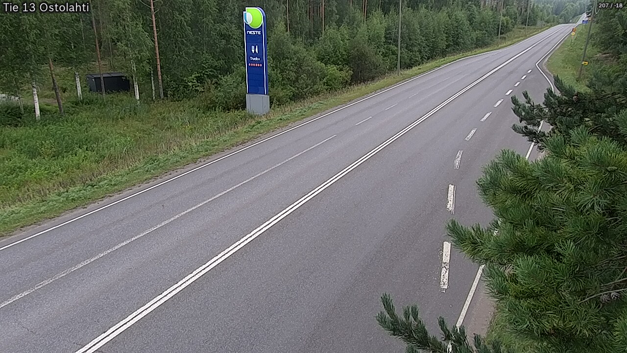 Weather Camera Image Road 13 Ostolahti, Mikkeli, Etelä-Savo