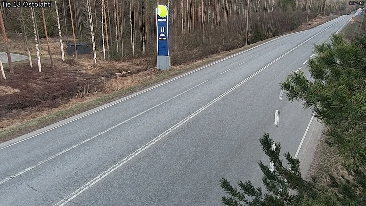 Weather Camera Image Road 13 Ostolahti, Mikkeli, Etelä-Savo