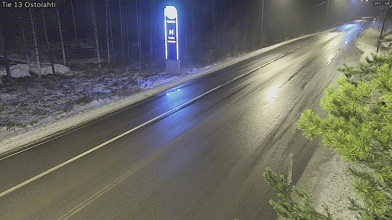 Weather Camera Image Road 13 Ostolahti, Mikkeli, Etelä-Savo