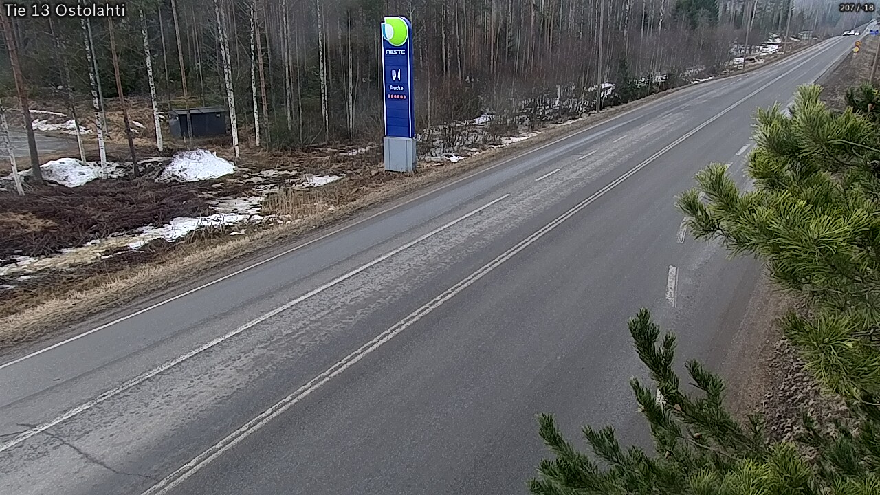 Weather Camera Image Road 13 Ostolahti, Mikkeli, Etelä-Savo