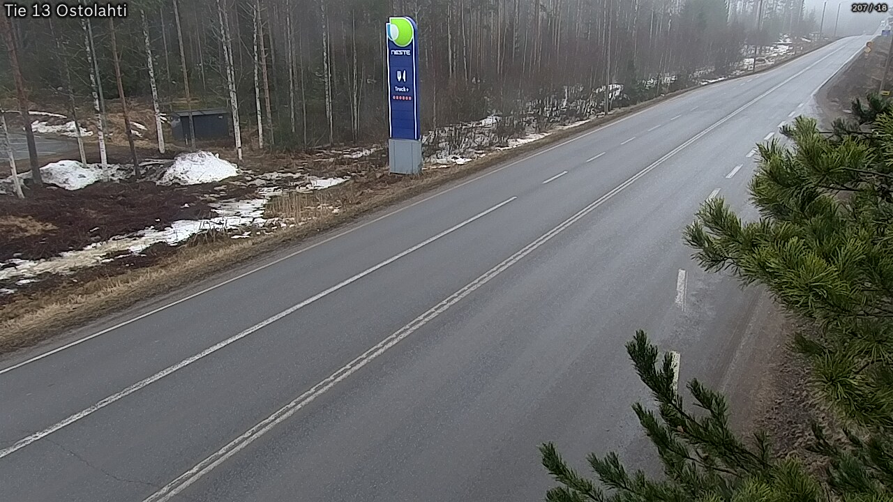 Weather Camera Image Road 13 Ostolahti, Mikkeli, Etelä-Savo