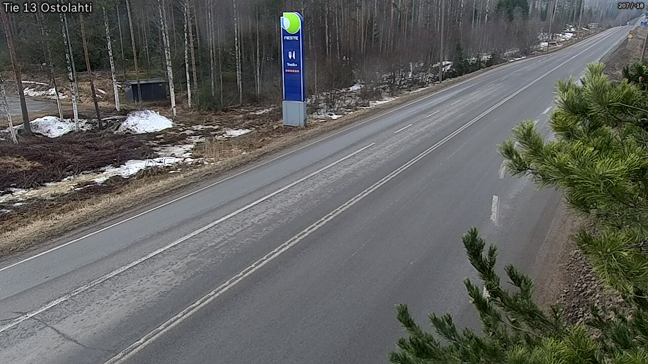Weather Camera Image Road 13 Ostolahti, Mikkeli, Etelä-Savo