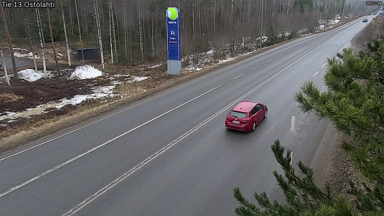 Weather Camera Image Väg 14 Ostolahti, Mikkeli, Etelä-Savo