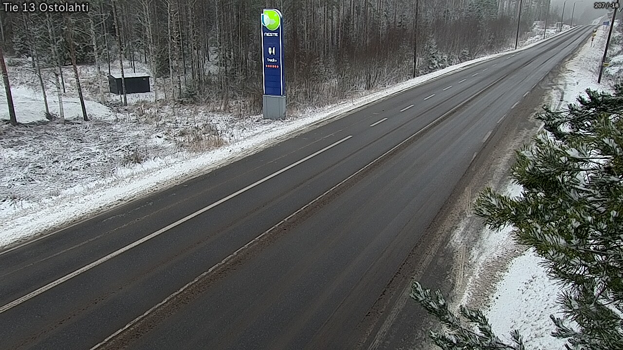 Weather Camera Image Road 13 Ostolahti, Mikkeli, Etelä-Savo